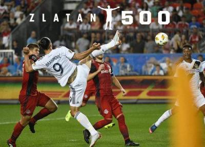 ایبراهیموویچ به رکورد 500 گل رسید