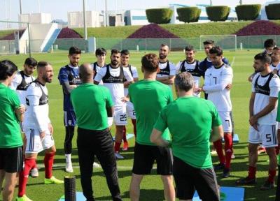 تمرین ملی پوشان در قطر