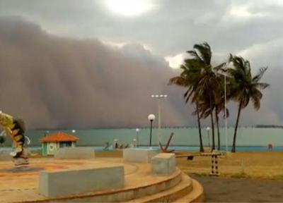 تور ارزان برزیل: تصاویر آخرالزمانی از طوفان شن در برزیل